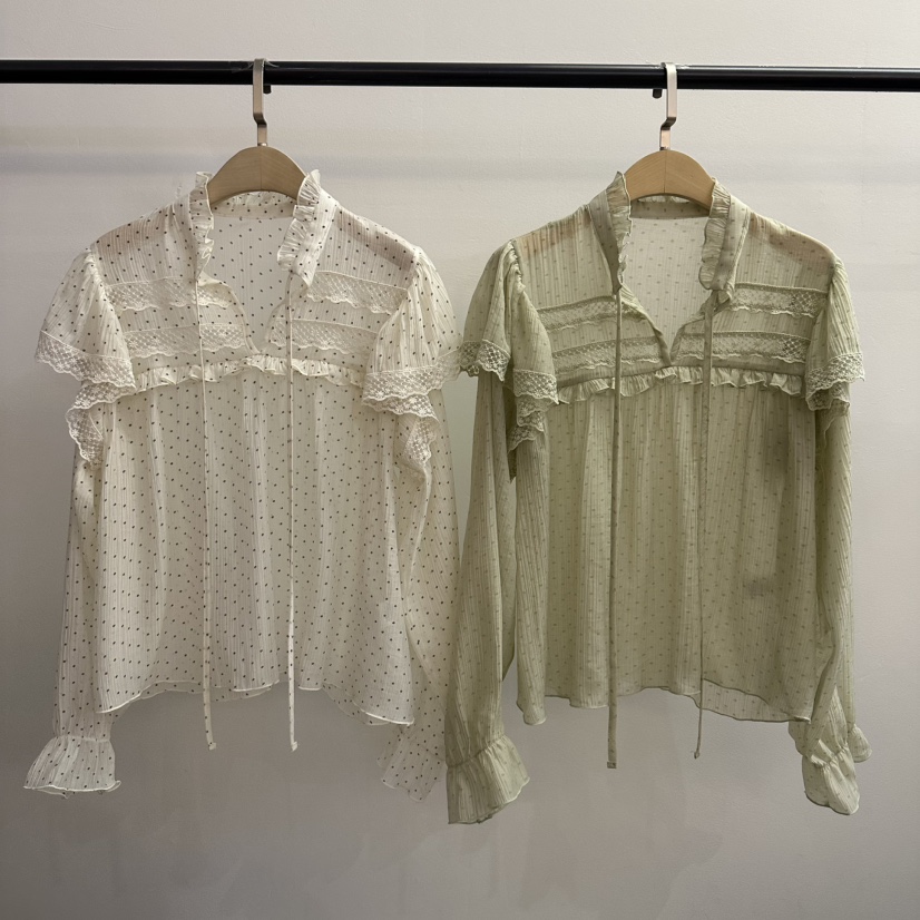 JENNY 1976㊣東大門實拍女士新品26春夏人氣真品襯衫蕾絲衫JENNY 1976襯衫/蕾絲衫