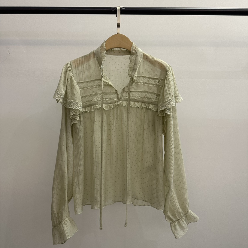 JENNY 1976㊣東大門實拍女士新品26春夏人氣真品襯衫蕾絲衫JENNY 1976襯衫/蕾絲衫圖色1
