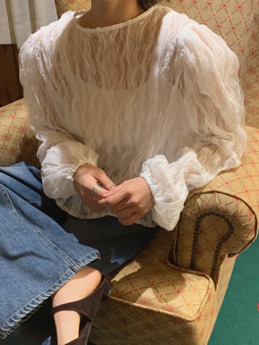 MOSMOS㊣東大門代購女士新品熱賣真品時尚休閑職業襯衫蕾絲衫MOSMOS襯衫/蕾絲衫