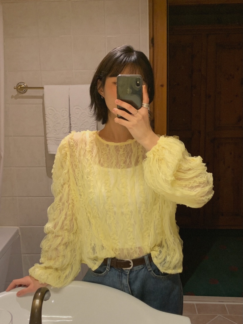 MOSMOS㊣東大門代購女士新品熱賣真品時尚休閑職業襯衫蕾絲衫MOSMOS襯衫/蕾絲衫