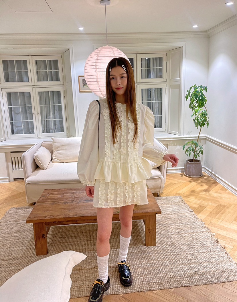 BOUTIQUE-L韓國直郵㊣女裝新款人氣真品推薦職業襯衫蕾絲衫BOUTIQUE-L襯衫/蕾絲衫