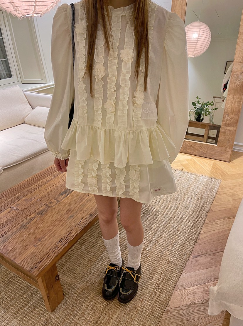 BOUTIQUE-L韓國直郵㊣女裝新款人氣真品推薦職業襯衫蕾絲衫BOUTIQUE-L襯衫/蕾絲衫