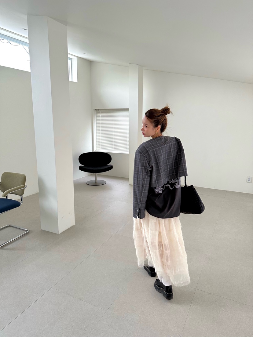 ZEROZERO韓國代購㊣女士新品熱賣人氣夾克帽子可拆卸格紋連帽ZEROZERO夾克