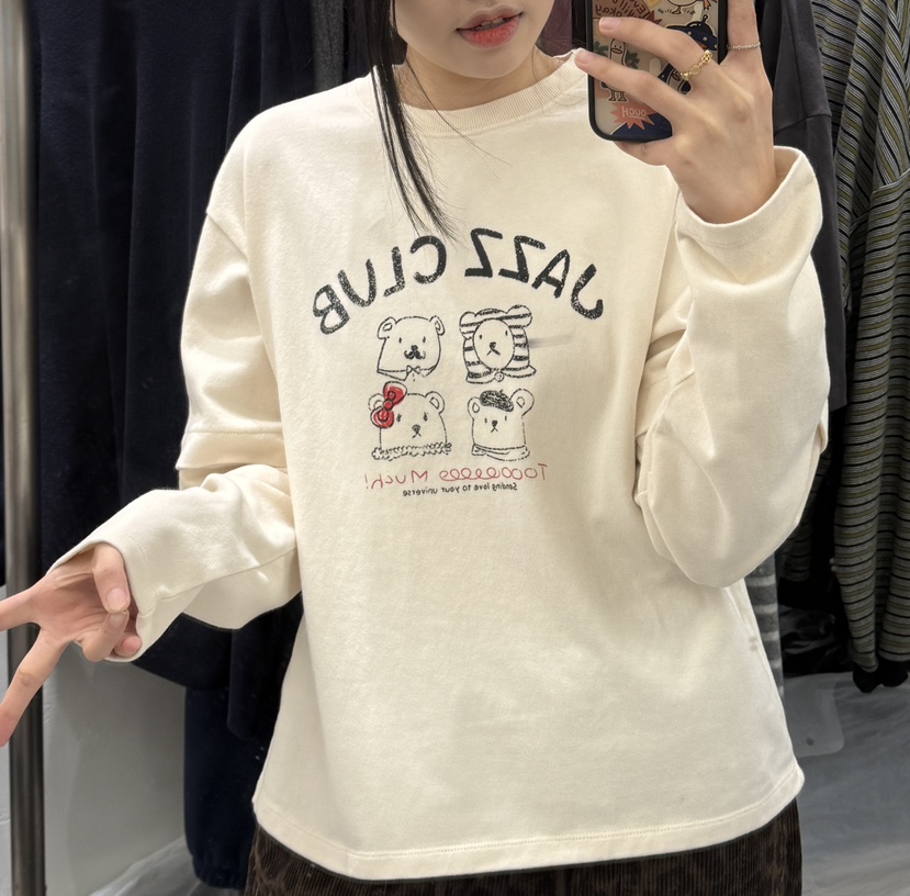 CELLI韓國直郵㊣女士新款職業真品人氣26春夏熱賣推薦長袖T恤CELLI長袖T恤