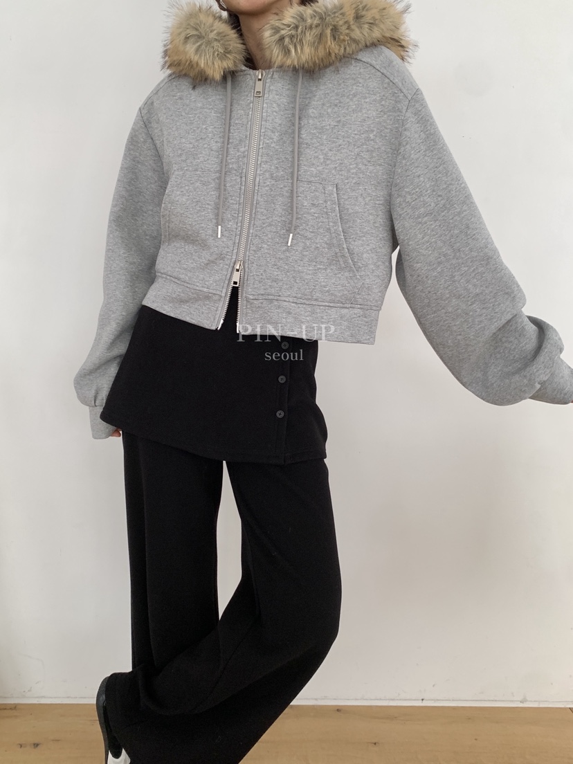 PIN-UP㊣東大門實拍女裝新品26春夏人氣職業熱賣衛衣毛絨兜帽PIN-UP衛衣