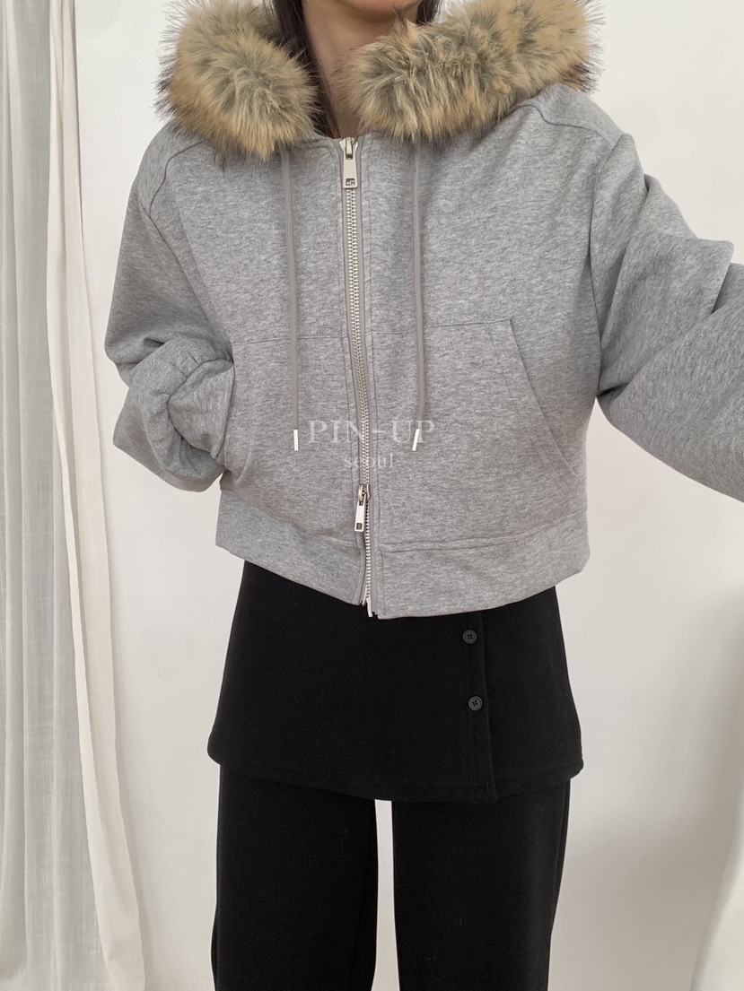 PIN-UP㊣東大門實拍女裝新品26春夏人氣職業熱賣衛衣毛絨兜帽PIN-UP衛衣