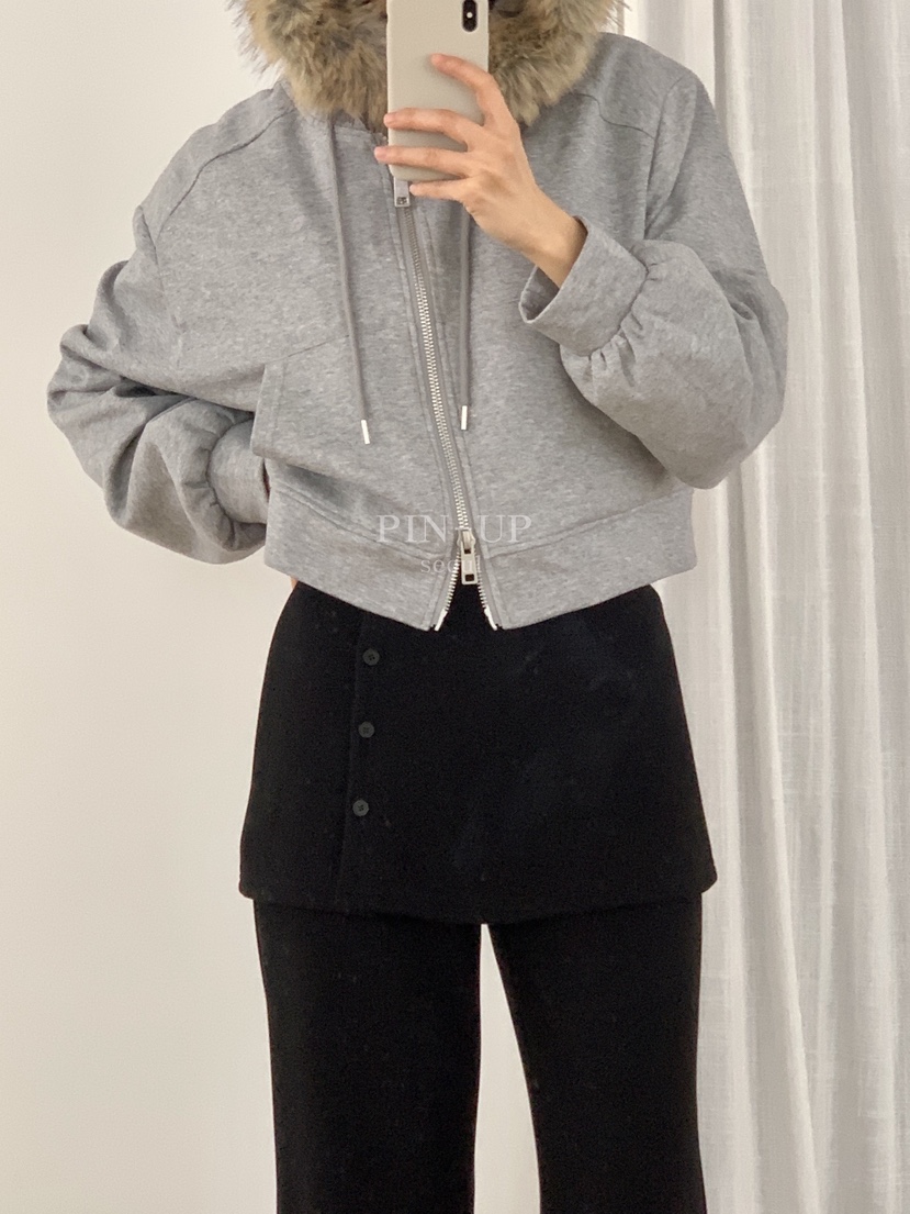 PIN-UP㊣東大門實拍女裝新品26春夏人氣職業熱賣衛衣毛絨兜帽PIN-UP衛衣