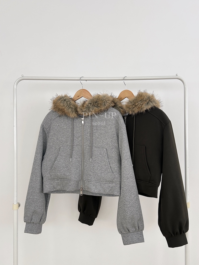 PIN-UP㊣東大門實拍女裝新品26春夏人氣職業熱賣衛衣毛絨兜帽PIN-UP衛衣
