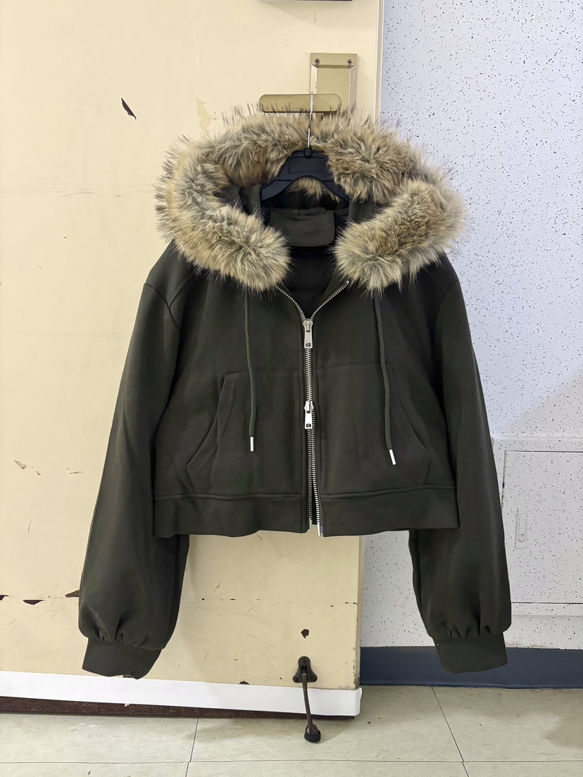 PIN-UP㊣東大門實拍女裝新品26春夏人氣職業熱賣衛衣毛絨兜帽PIN-UP衛衣圖色1