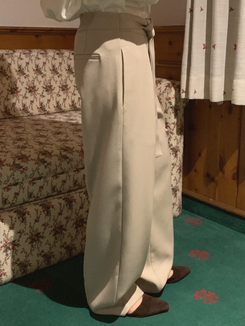 MOSMOS㊣東大門代購女士新款熱賣26春夏推薦人氣休閑褲含腰帶MOSMOS休閑褲