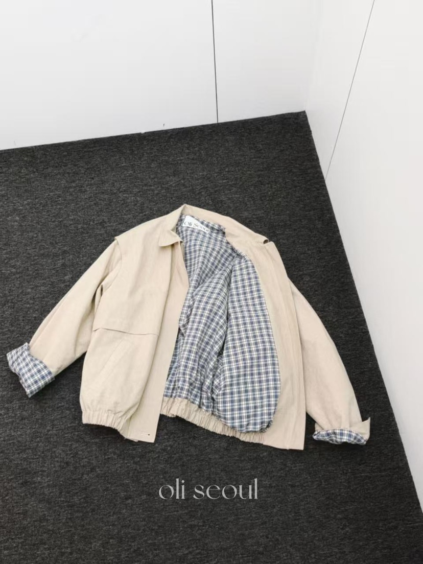 OLI SEOUL㊣東大門代購女士新款人氣26春夏熱賣休閑真品夾克OLI SEOUL夾克