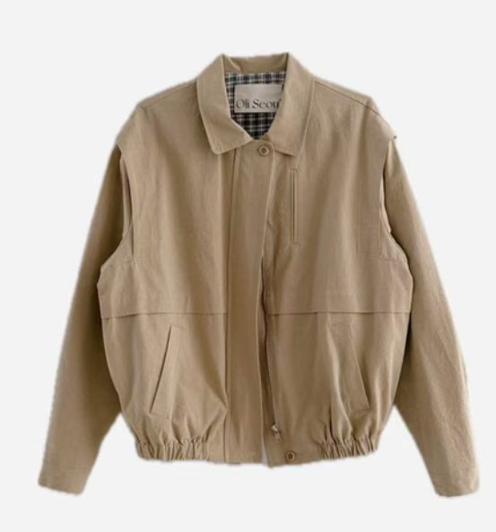 OLI SEOUL㊣東大門代購女士新款人氣26春夏熱賣休閑真品夾克OLI SEOUL夾克圖色1