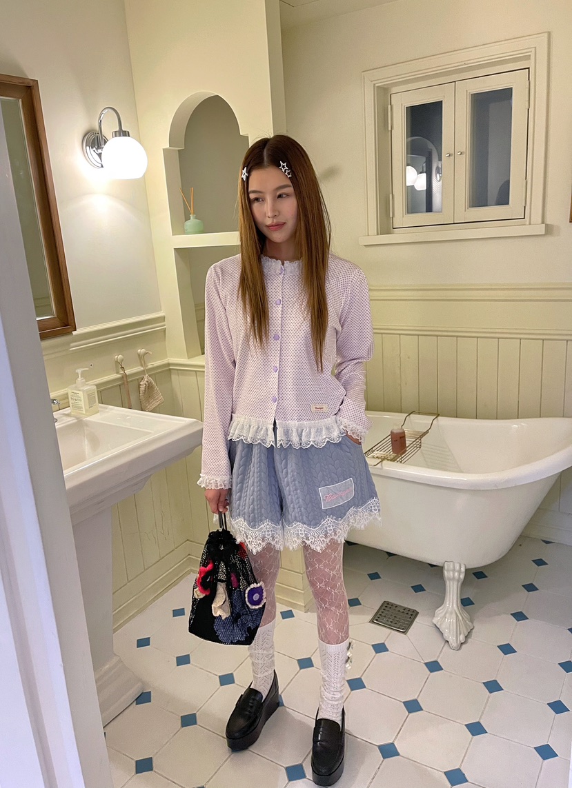 BOUTIQUE-L韓國代購㊣女裝新品26春夏休閑熱賣真品長袖T恤BOUTIQUE-L長袖T恤