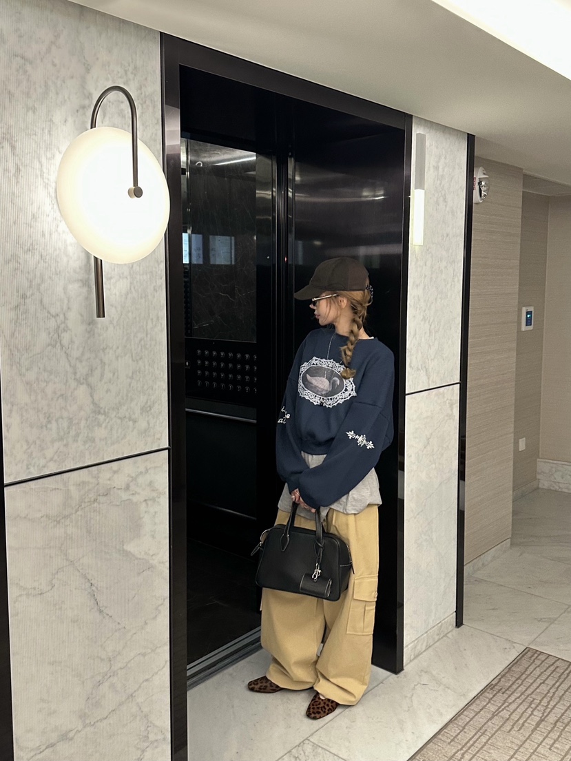 ZEROZERO㊣東大門代購女裝新款熱賣真品休閑26春夏人氣衛衣鵝ZEROZERO衛衣