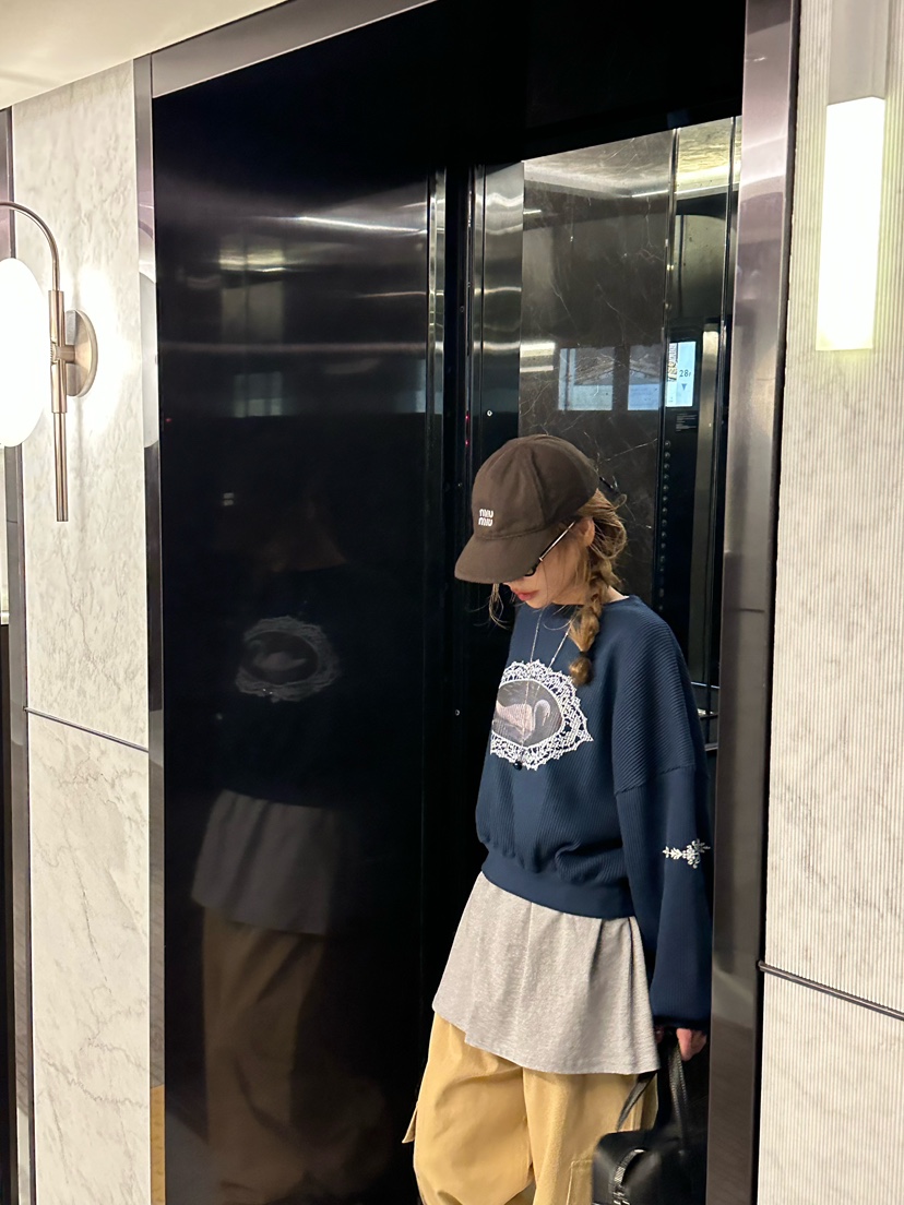 ZEROZERO㊣東大門代購女裝新款熱賣真品休閑26春夏人氣衛衣鵝ZEROZERO衛衣