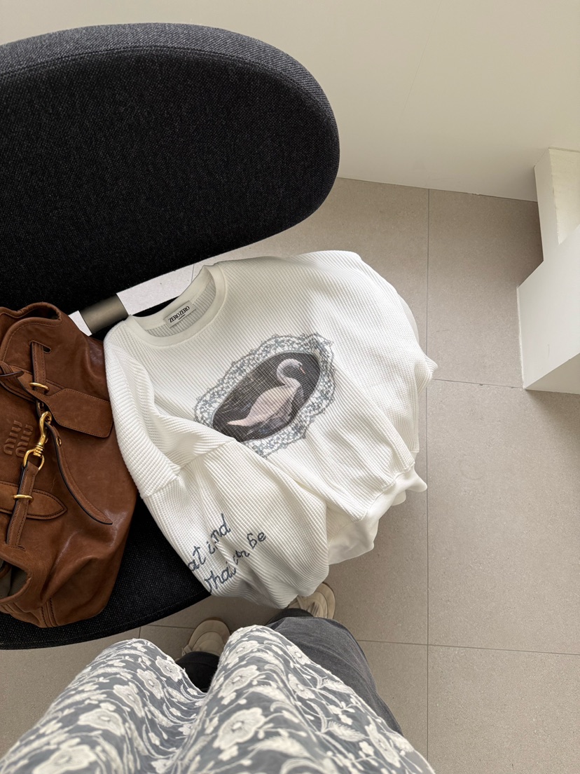 ZEROZERO㊣東大門代購女裝新款熱賣真品休閑26春夏人氣衛衣鵝ZEROZERO衛衣