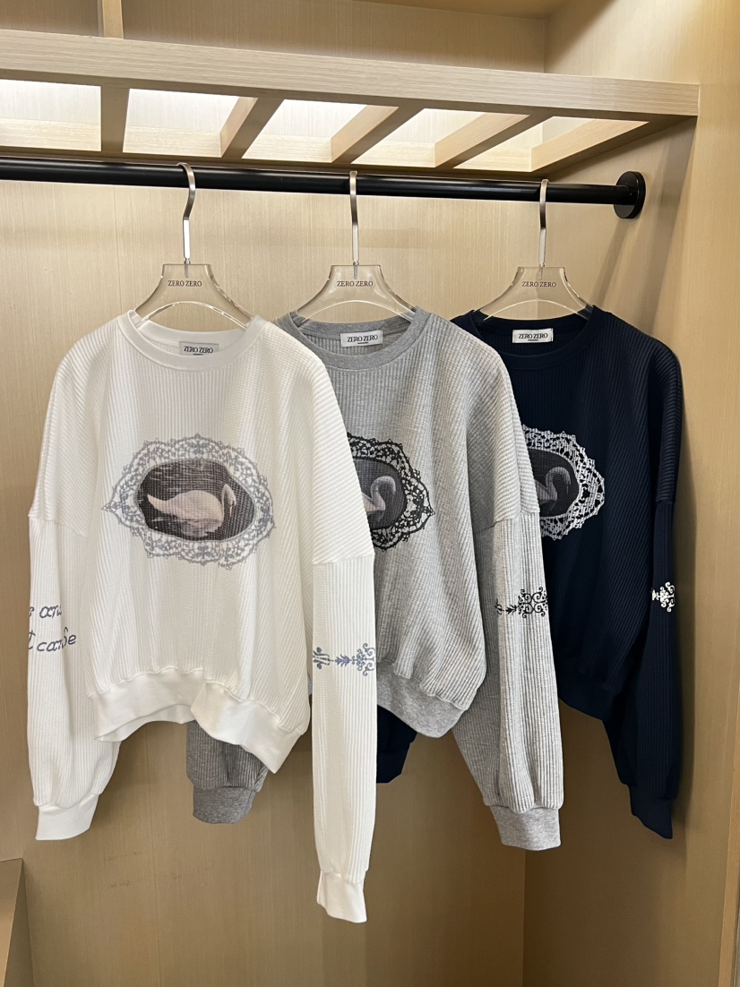 ZEROZERO㊣東大門代購女裝新款熱賣真品休閑26春夏人氣衛衣鵝ZEROZERO衛衣