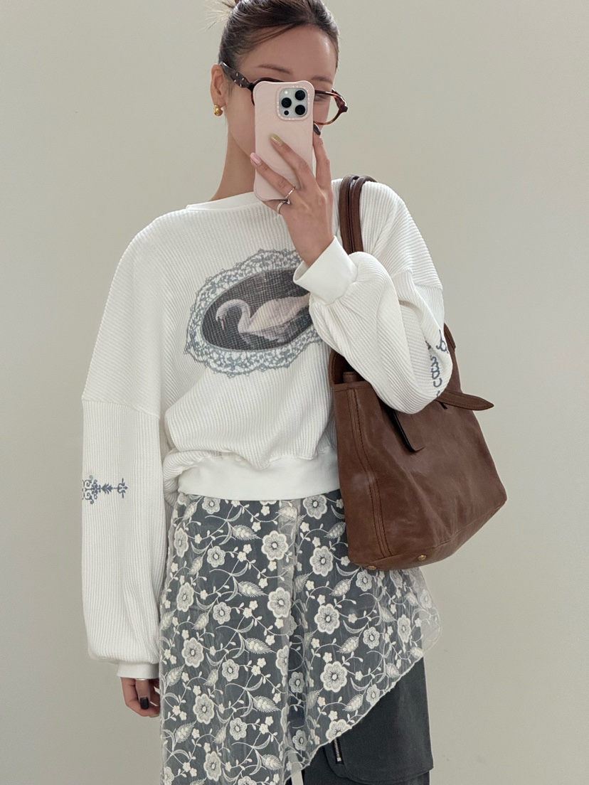 ZEROZERO㊣東大門代購女裝新款熱賣真品休閑26春夏人氣衛衣鵝ZEROZERO衛衣圖色3