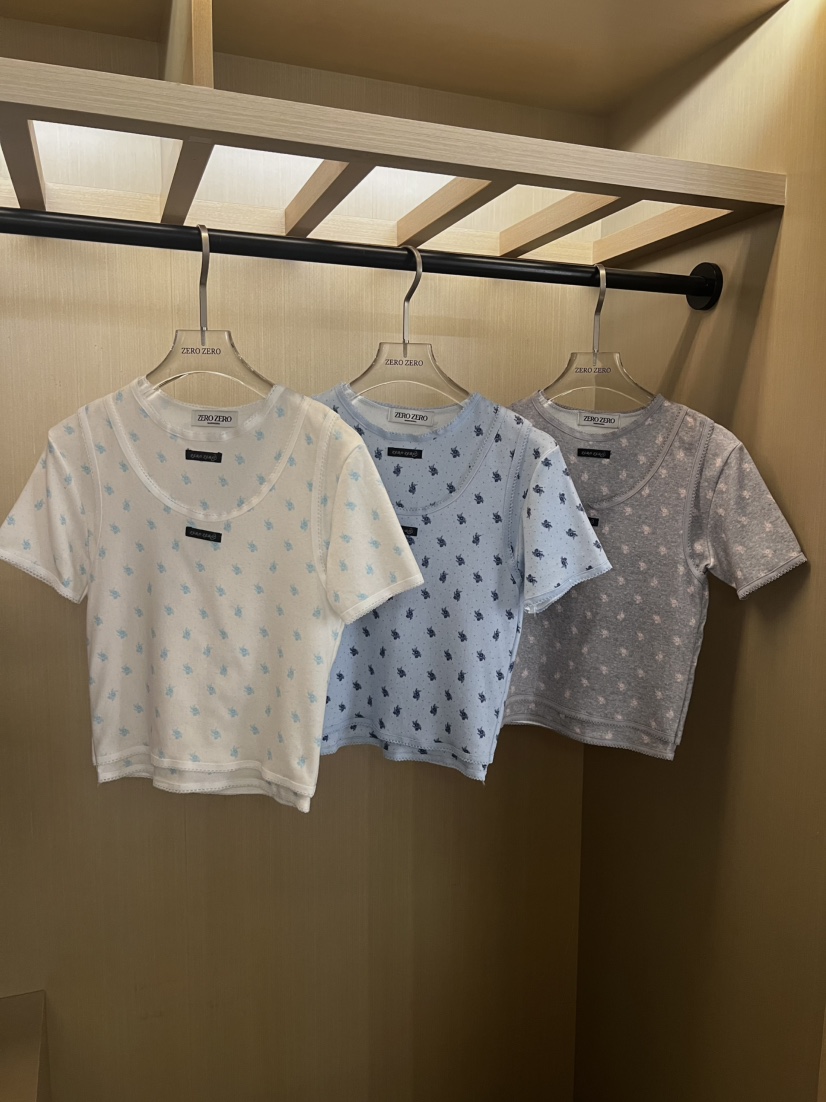 ZEROZERO㊣東大門實拍女士新品休閑職業推薦26春夏真品熱賣T恤ZEROZEROT恤圖色3左三色