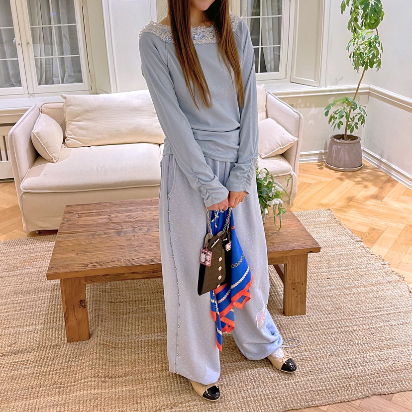 BOUTIQUE-L㊣東大門代購女裝新品26春夏休閑推薦真品熱賣T恤BOUTIQUE-LT恤