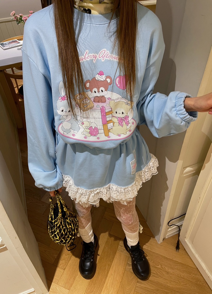 BOUTIQUE-L㊣東大門實拍女裝新款休閑真品熱賣時尚職業衛衣BOUTIQUE-L衛衣