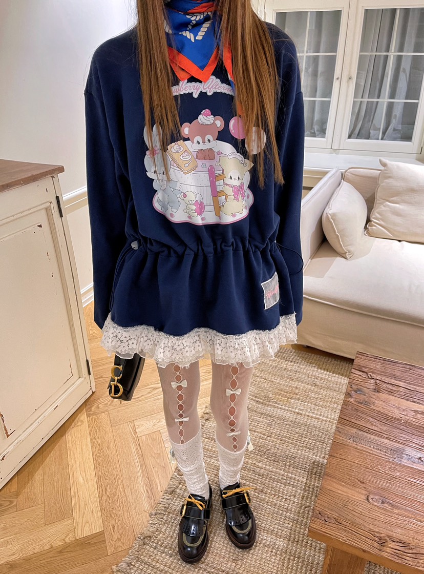 BOUTIQUE-L㊣東大門實拍女裝新款休閑真品熱賣時尚職業衛衣BOUTIQUE-L衛衣