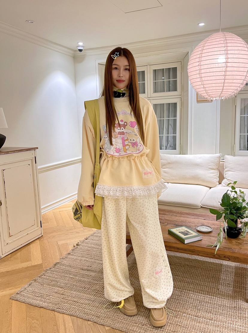 BOUTIQUE-L㊣東大門實拍女裝新款休閑真品熱賣時尚職業衛衣BOUTIQUE-L衛衣圖色2