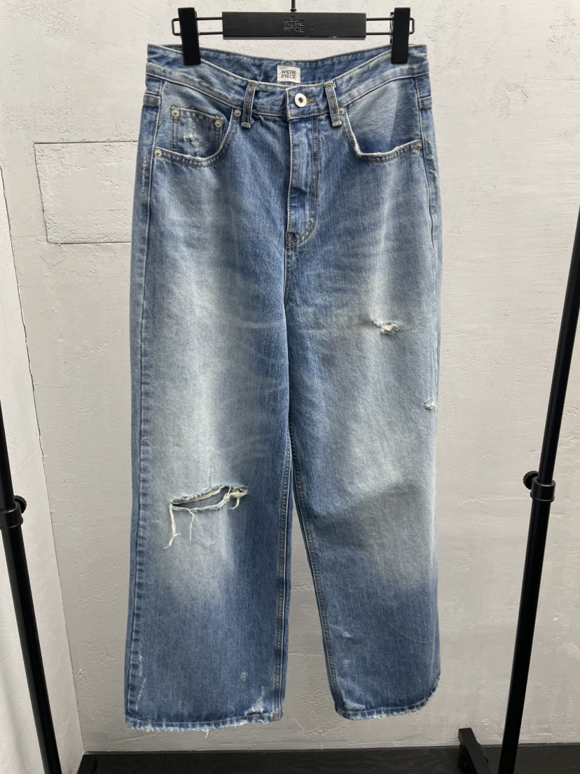 KARE/WEREPIECE㊣東大門代購女裝新品熱賣真品時尚職業牛仔褲KARE/WEREPIECE牛仔褲圖色1