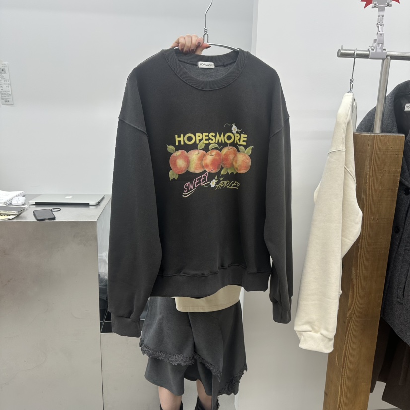 ENHANCE韓國直郵㊣女裝新款26春夏推薦休閑熱賣時尚衛衣加絨ENHANCE衛衣圖色2