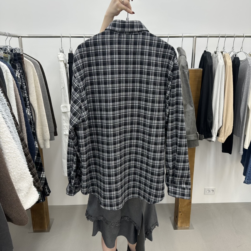 ENHANCE東大門直郵㊣女裝新款真品休閑人氣時尚襯衫蕾絲衫流蘇ENHANCE襯衫/蕾絲衫