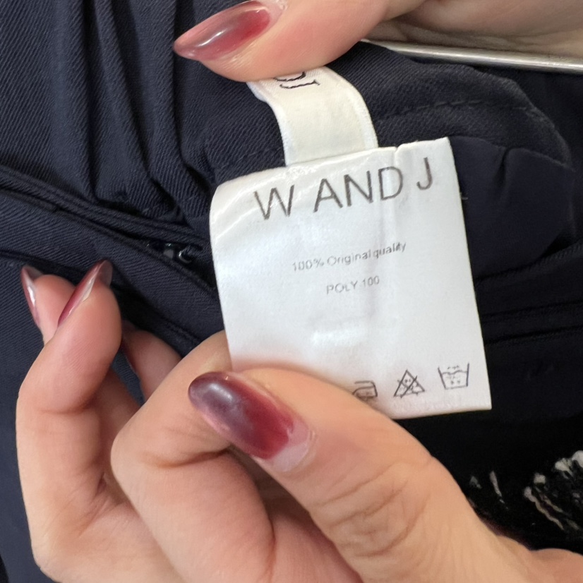 W AND J韓國代購㊣女士新款休閑推薦職業休閑褲含腰帶春款W AND J休閑褲