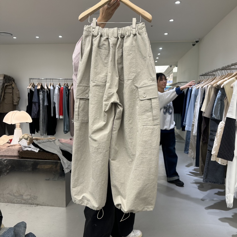 VAULT㊣東大門代購女裝新品時尚職業熱賣休閑褲工裝褲春款復古VAULT休閑褲