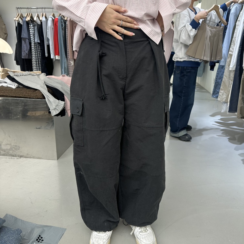 VAULT㊣東大門代購女裝新品時尚職業熱賣休閑褲工裝褲春款復古VAULT休閑褲圖色3