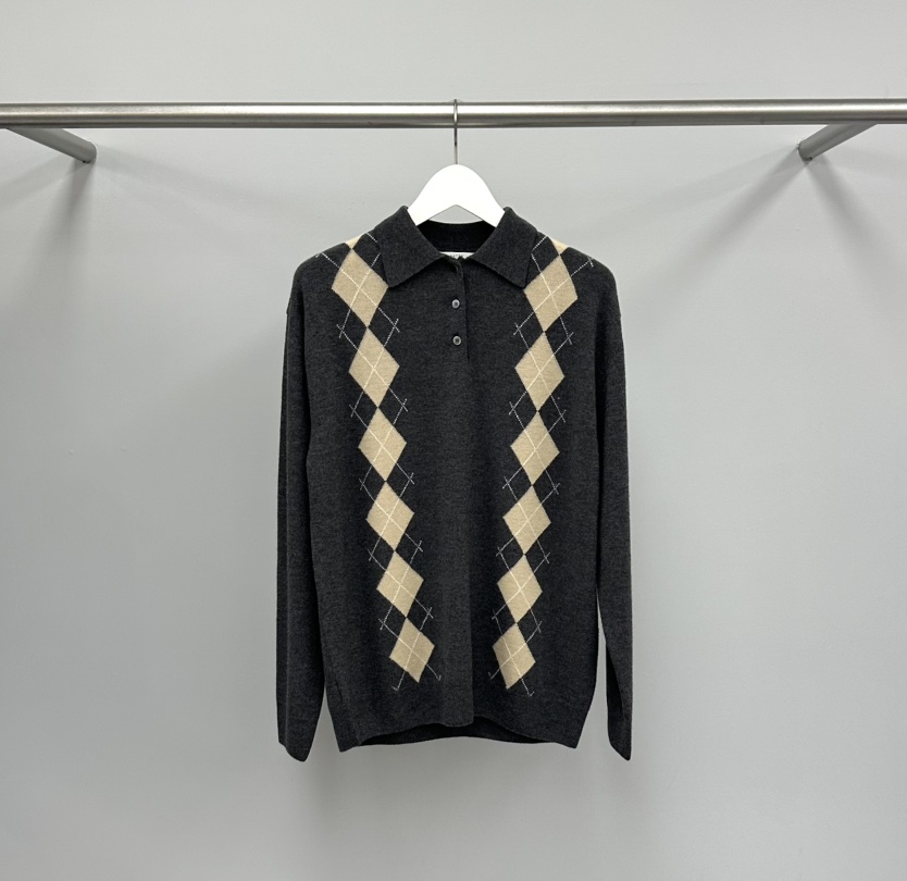 WATER/RIVER㊣東大門代購女士新品26春夏休閑時尚針織衫春款WATER/RIVER針織衫圖色2