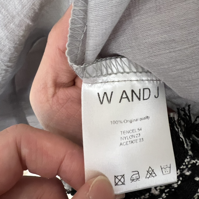 W AND J韓國直郵㊣女裝新品推薦時尚襯衫蕾絲衫含腰帶春款W AND J襯衫/蕾絲衫