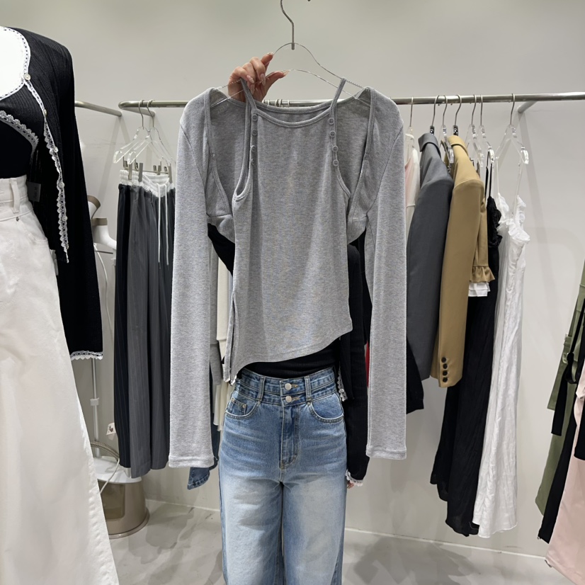 BAIE.38㊣東大門實拍女士新品人氣熱賣套裝兩件套春款紐扣BAIE.38套裝圖色3