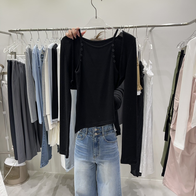 BAIE.38㊣東大門實拍女士新品人氣熱賣套裝兩件套春款紐扣BAIE.38套裝圖色4