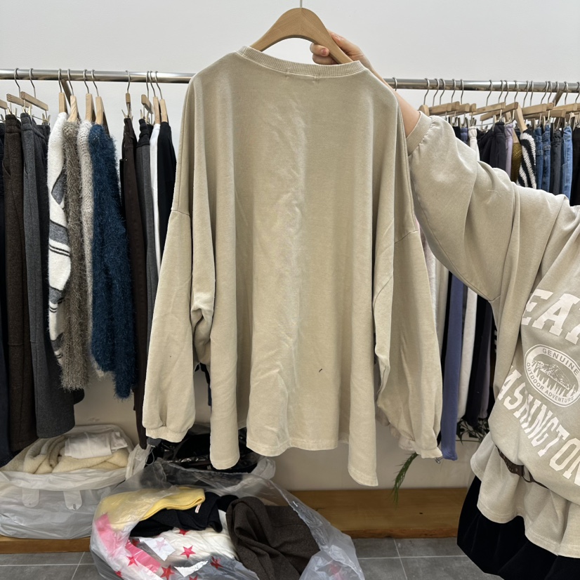 DELIGHT-L東大門直郵㊣女士新款熱賣26春夏職業長袖T恤春款DELIGHT-L長袖T恤