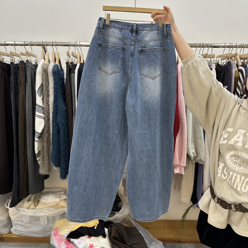 DELIGHT-L韓國直郵㊣女士新品時尚26春夏職業休閑牛仔褲春款DELIGHT-L牛仔褲