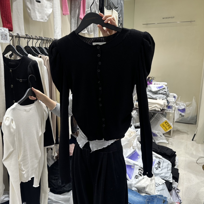 MONOPOLY東大門直郵㊣女裝新品時尚26春夏推薦真品長袖T恤春款MONO_POLY長袖T恤圖色4