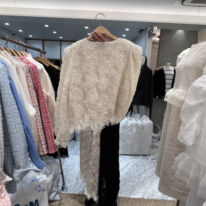 A東大門直郵㊣女裝新品熱賣推薦休閑真品職業26春夏襯衫蕾絲衫A STORE襯衫/蕾絲衫