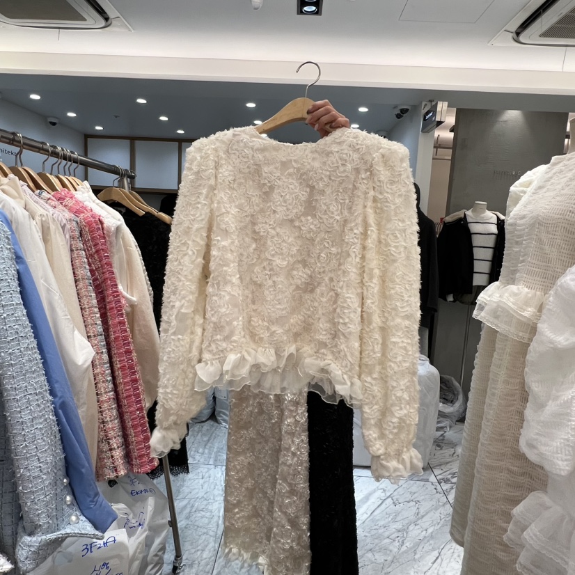 A東大門直郵㊣女裝新品熱賣推薦休閑真品職業26春夏襯衫蕾絲衫A STORE襯衫/蕾絲衫圖色1