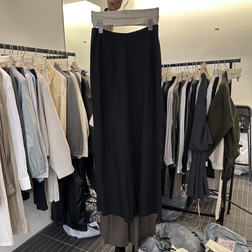 FIND-P韓國直郵㊣女裝新款26春夏休閑時尚人氣職業休閑褲春款FIND-P休閑褲圖色3黑色