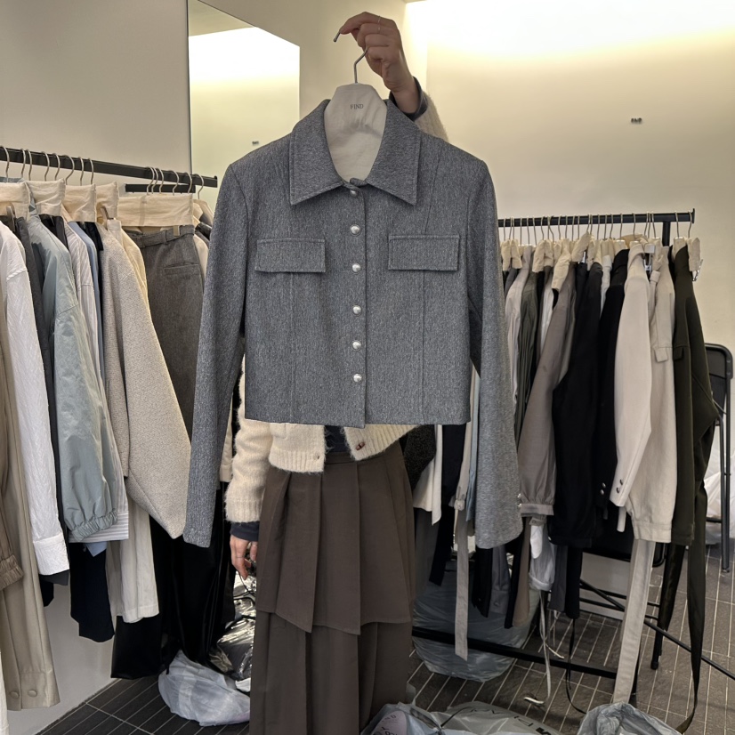 FIND-P韓國直郵㊣女士新款真品休閑推薦時尚職業人氣夾克春款FIND-P夾克圖色2