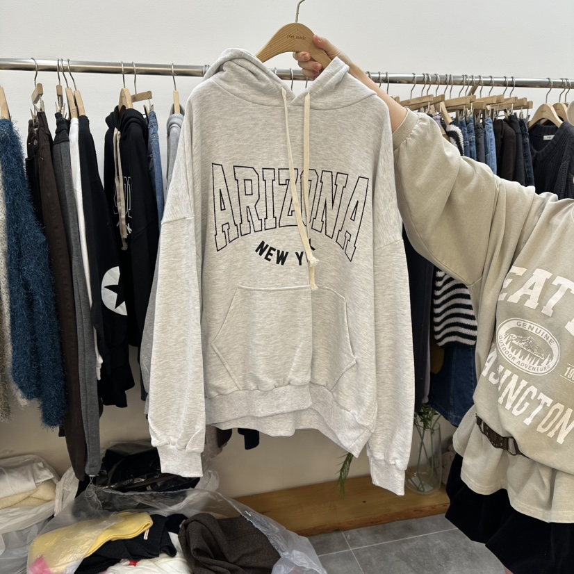 DELIGHT-L㊣東大門實拍女士新品26春夏推薦衛衣連帽衫春款DELIGHT-L衛衣圖色1