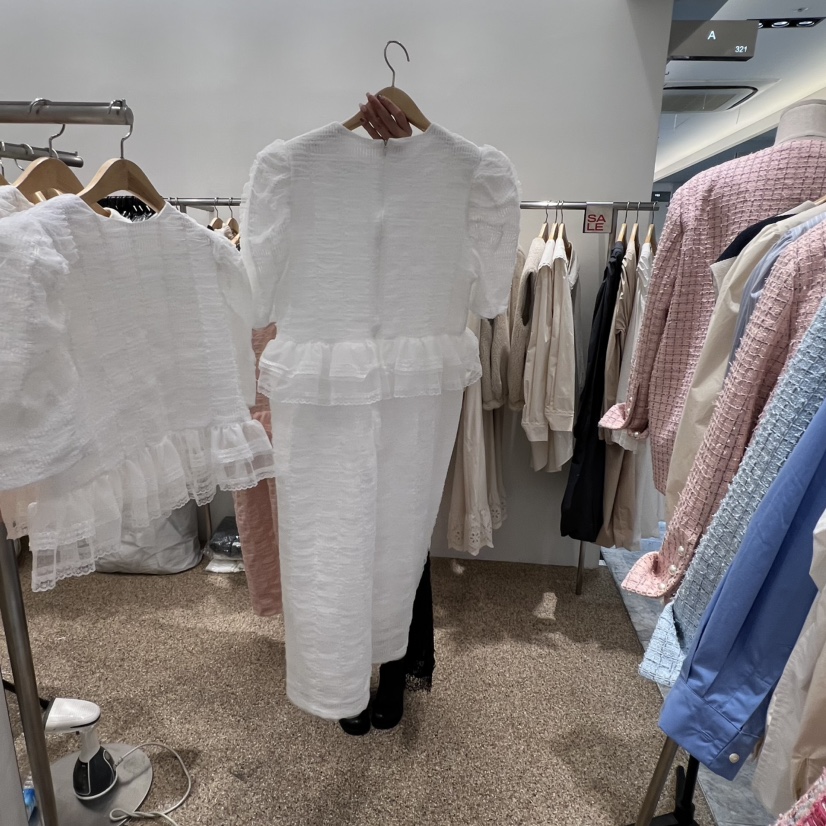 A韓國代購㊣女裝新品休閑真品職業時尚熱賣人氣26春夏連衣裙A STORE連衣裙