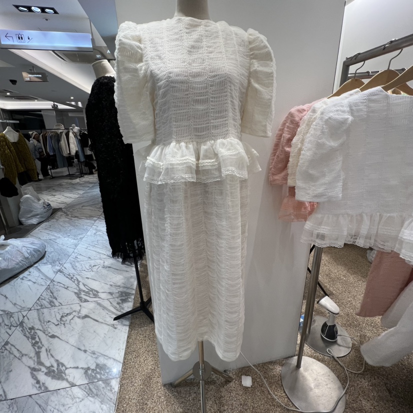 A韓國代購㊣女裝新品休閑真品職業時尚熱賣人氣26春夏連衣裙A STORE連衣裙圖色1