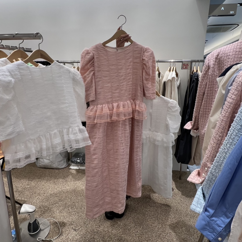 A韓國代購㊣女裝新品休閑真品職業時尚熱賣人氣26春夏連衣裙A STORE連衣裙圖色3