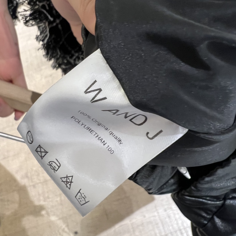 W AND J㊣東大門實拍女士新款26春夏時尚人氣推薦短褲羊皮W AND J短褲