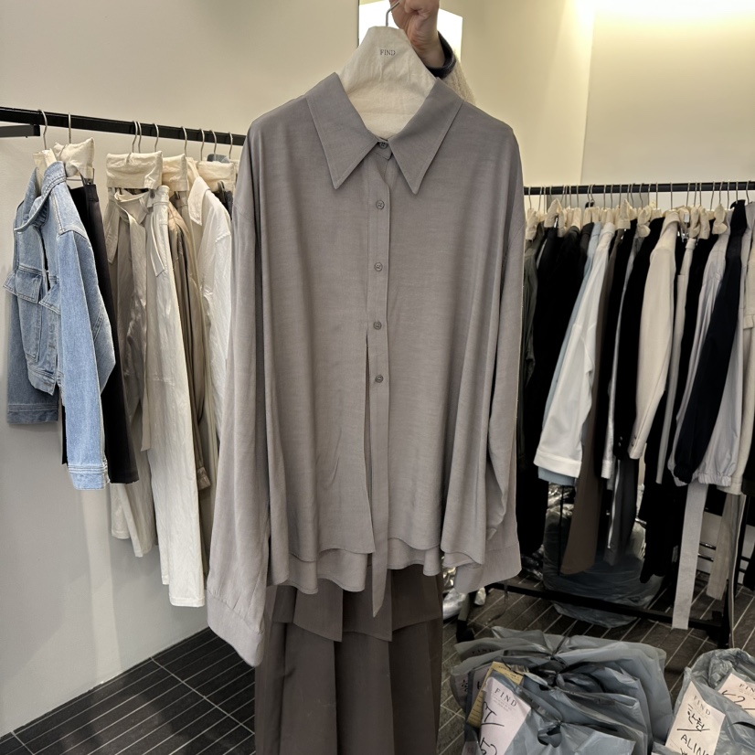 FIND-P東大門直郵㊣女裝新品26春夏真品熱賣襯衫蕾絲衫春款FIND-P襯衫/蕾絲衫圖色2